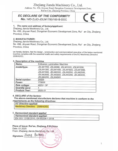 Certificación CE
