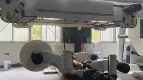 Línea de recubrimiento y laminación por extrusión de doble cara en planta del cliente 3