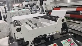 Línea de recubrimiento y laminación por extrusión de doble cara para papel delgado
